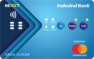 Nexxt Credit Card Online - IndusInd Bank
