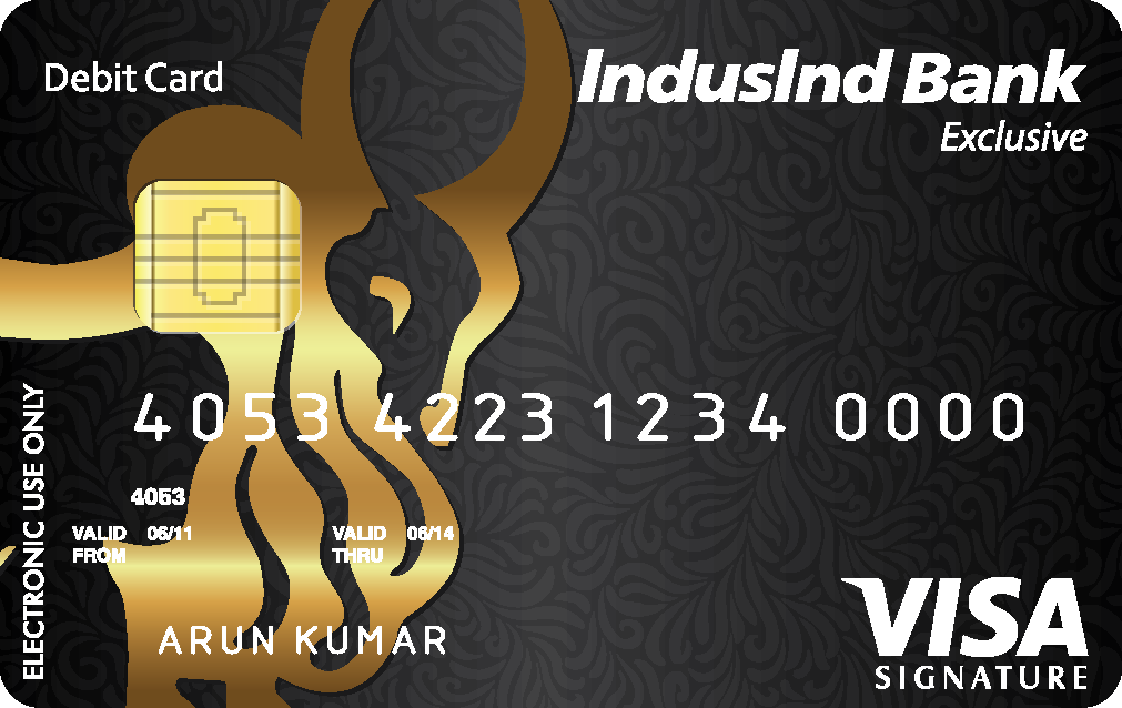 Signature Exclusive Visa Debit Card